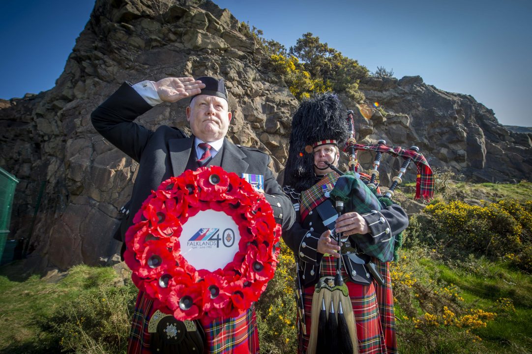 Pipers asked to play to remember servicemen who died in Falklands War