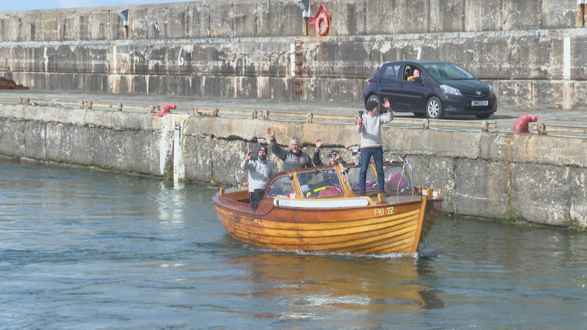 The crew arrived in Buckie on Saturday following the four-day trip. 