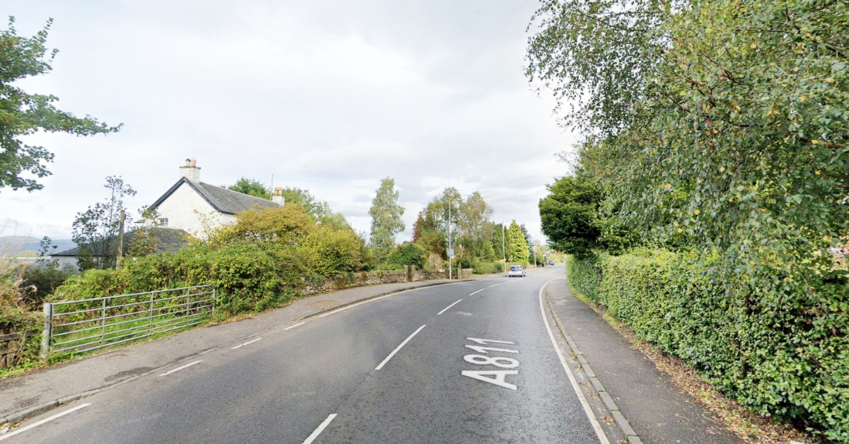 Two men fighting for lives and woman in hospital after car crash on A811 near Gartocharn, West Dunbartonshire