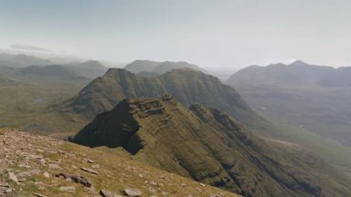 Pensioner taken to hospital after fall on mountain