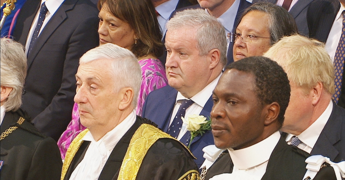 SNP leader in the House of Commons Ian Blackford during the Queen's Speech.