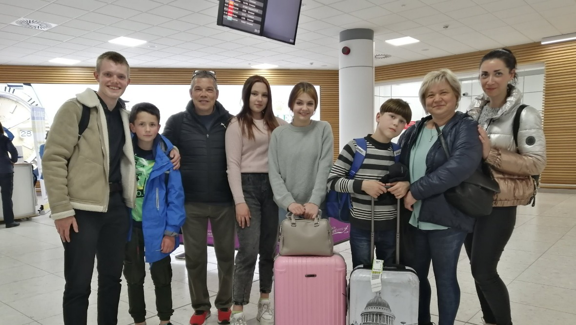 Dnipro Kids: Four Ukrainian orphans reunited with guardians in Edinburgh for first time since war began
