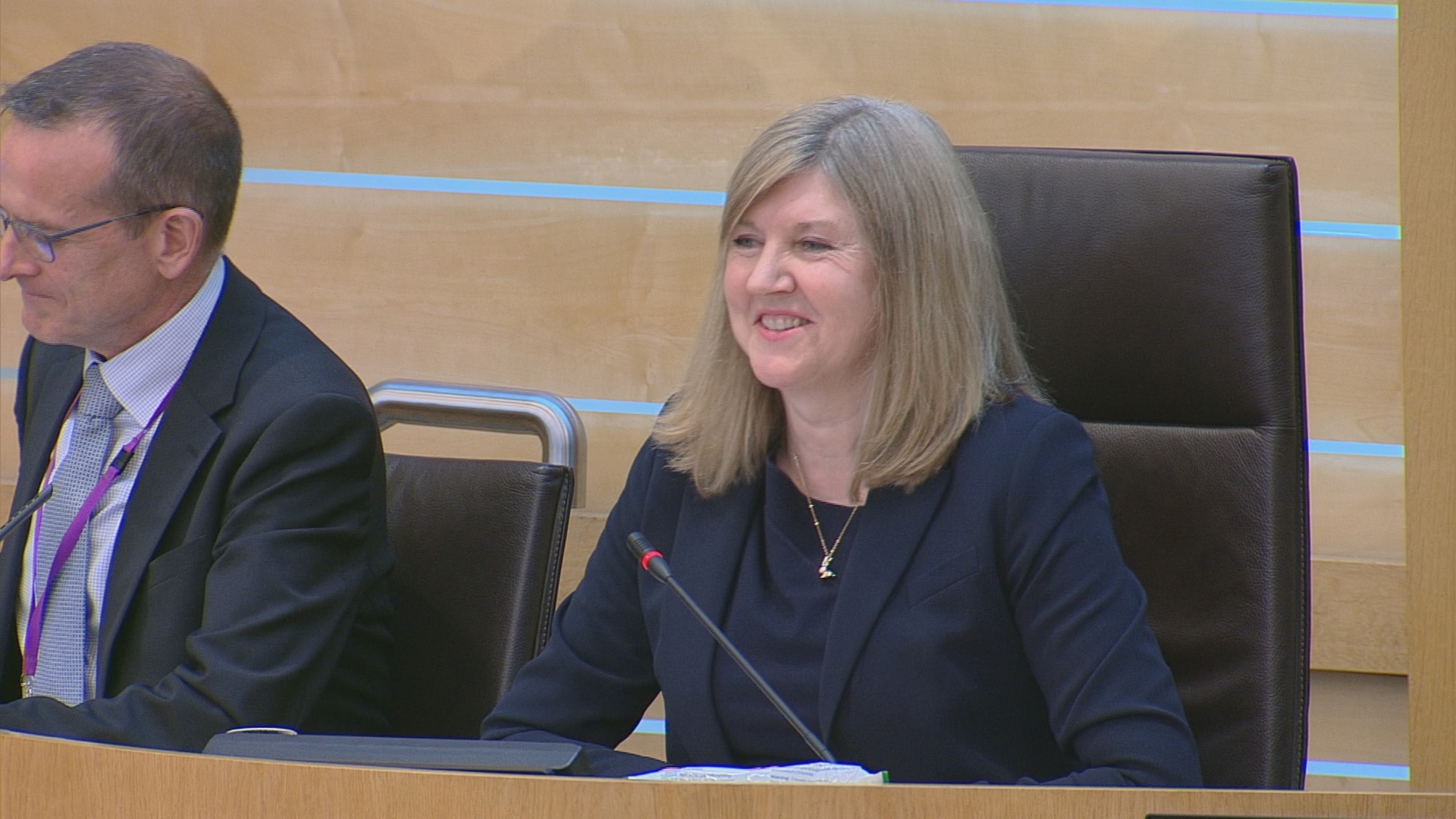 Alison Johnstone was elected as presiding officer last year. 