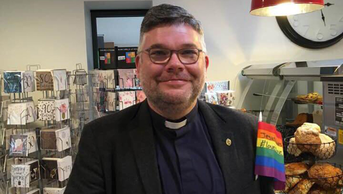 Rev Scott Rennie is the Church of Scotland's first gay minister.