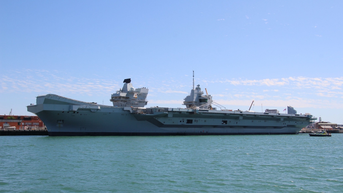 Around 300 jobs secured in £30m deal signed to maintain Navy’s Queen Elizabeth class carriers at Rosyth