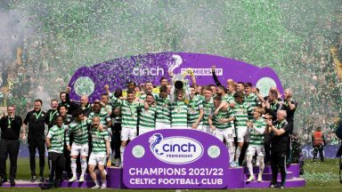 Champions Celtic end season in style by hammering Motherwell