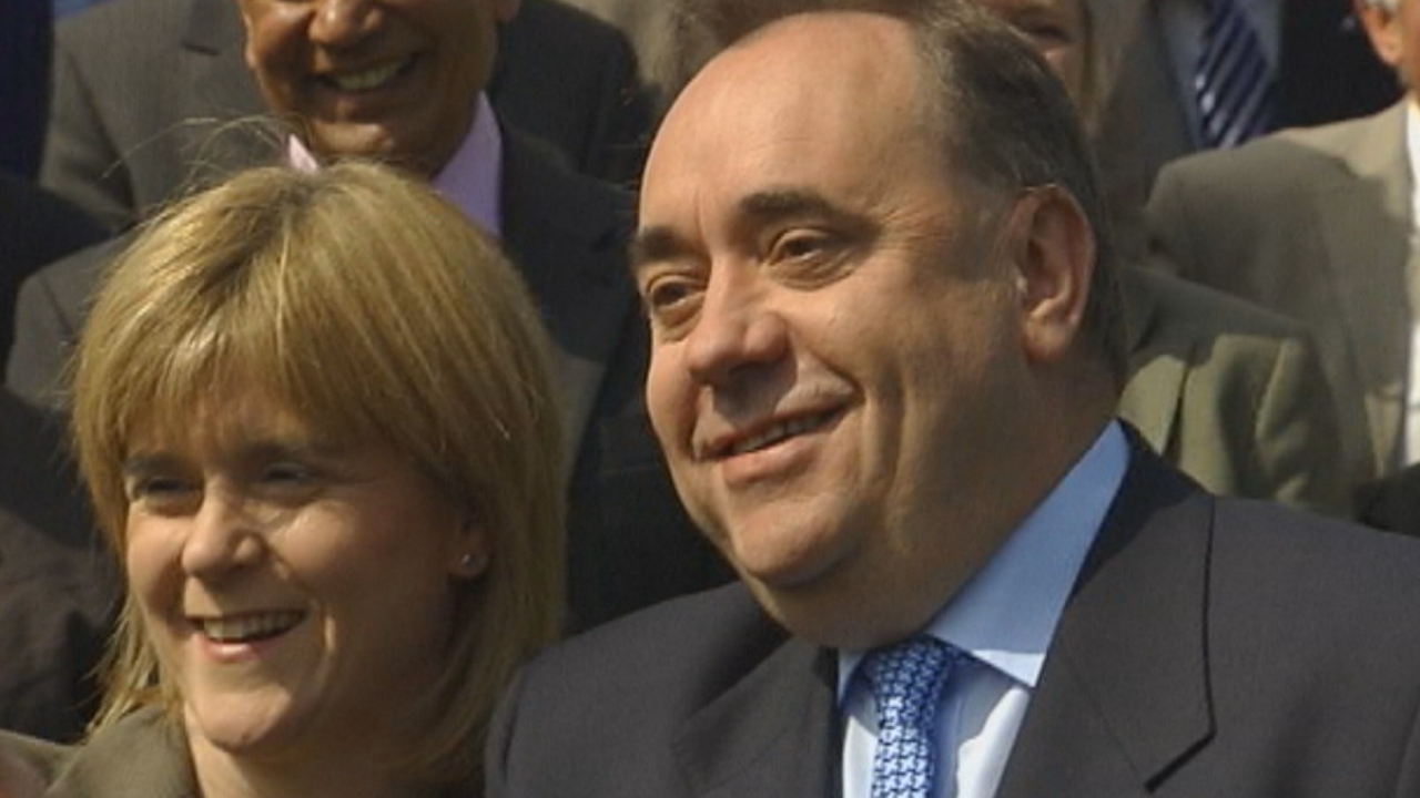 Nicola Sturgeon and Alex Salmond on May 5, 2007.