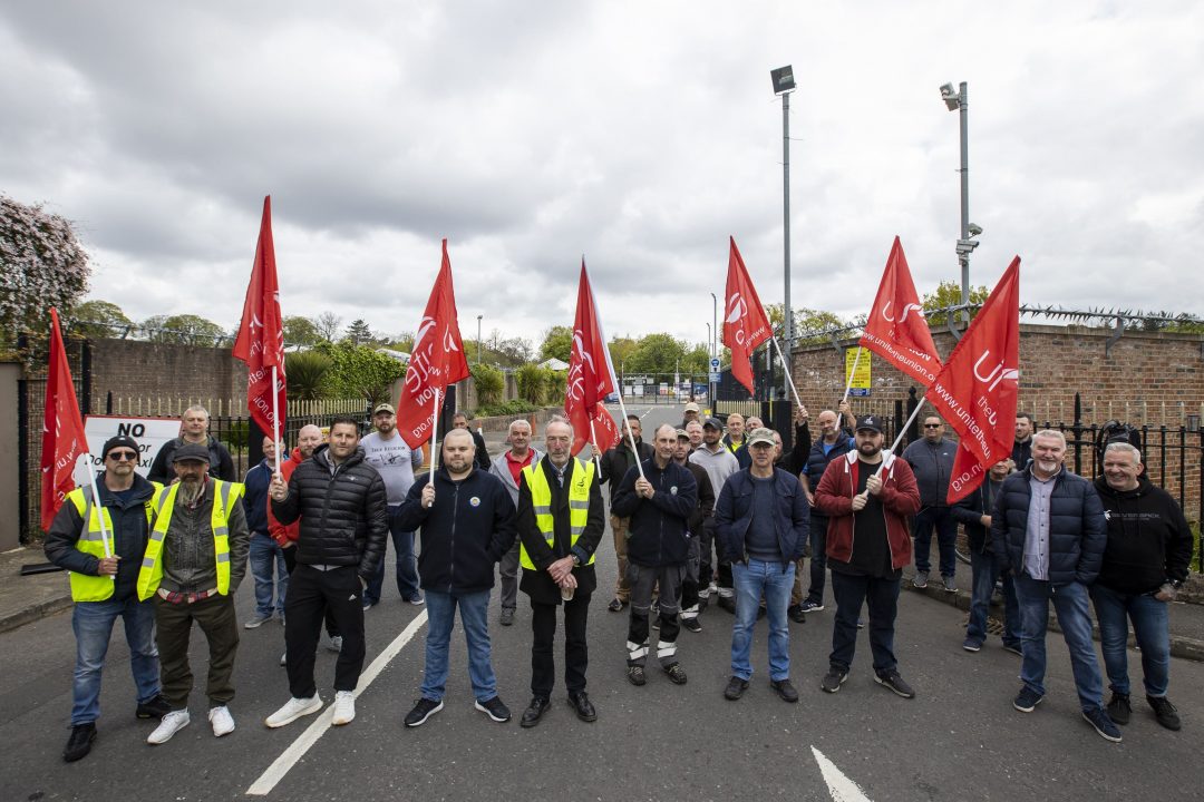 Staff at Financial Conduct Authority take to picket line for the first time in pay dispute