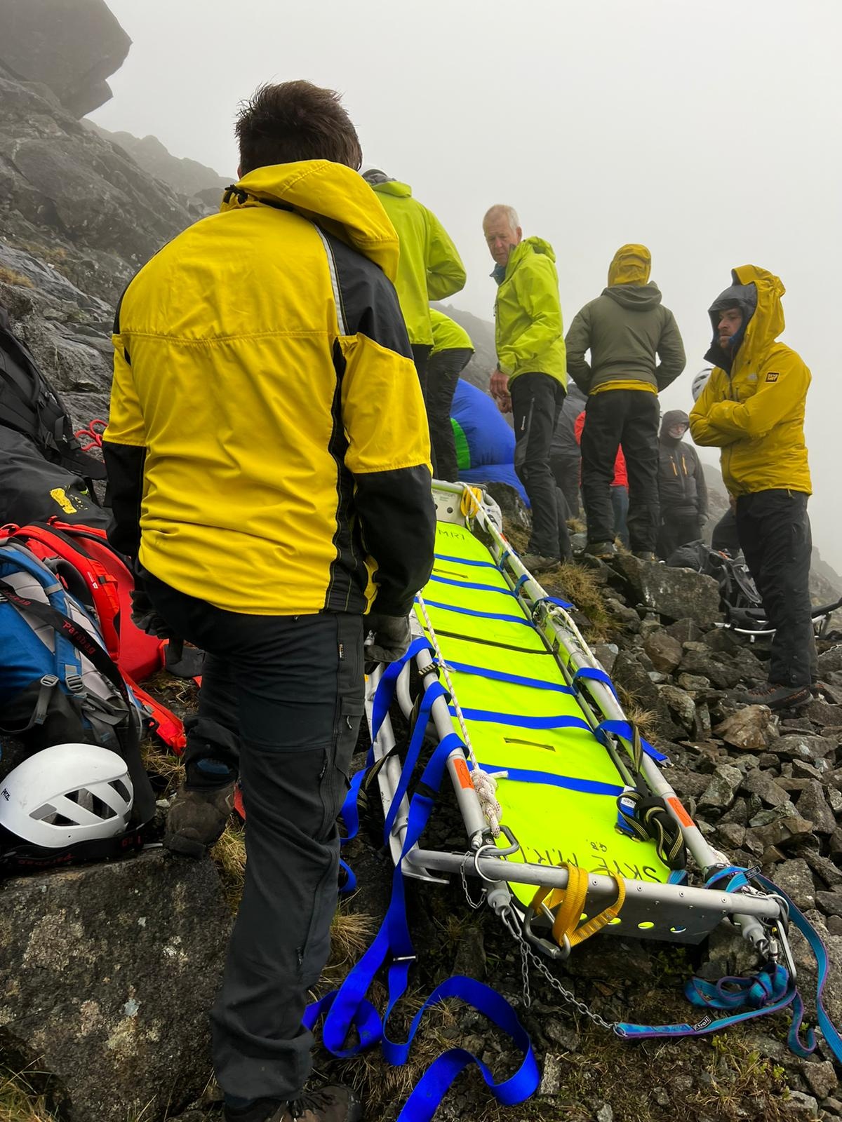 Skye Mountain Rescue called to aid a fall victim on the Cuillin.