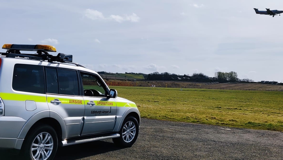 Vegetable oil-powered vehicles at Edinburgh Airport to drive down carbon emissions