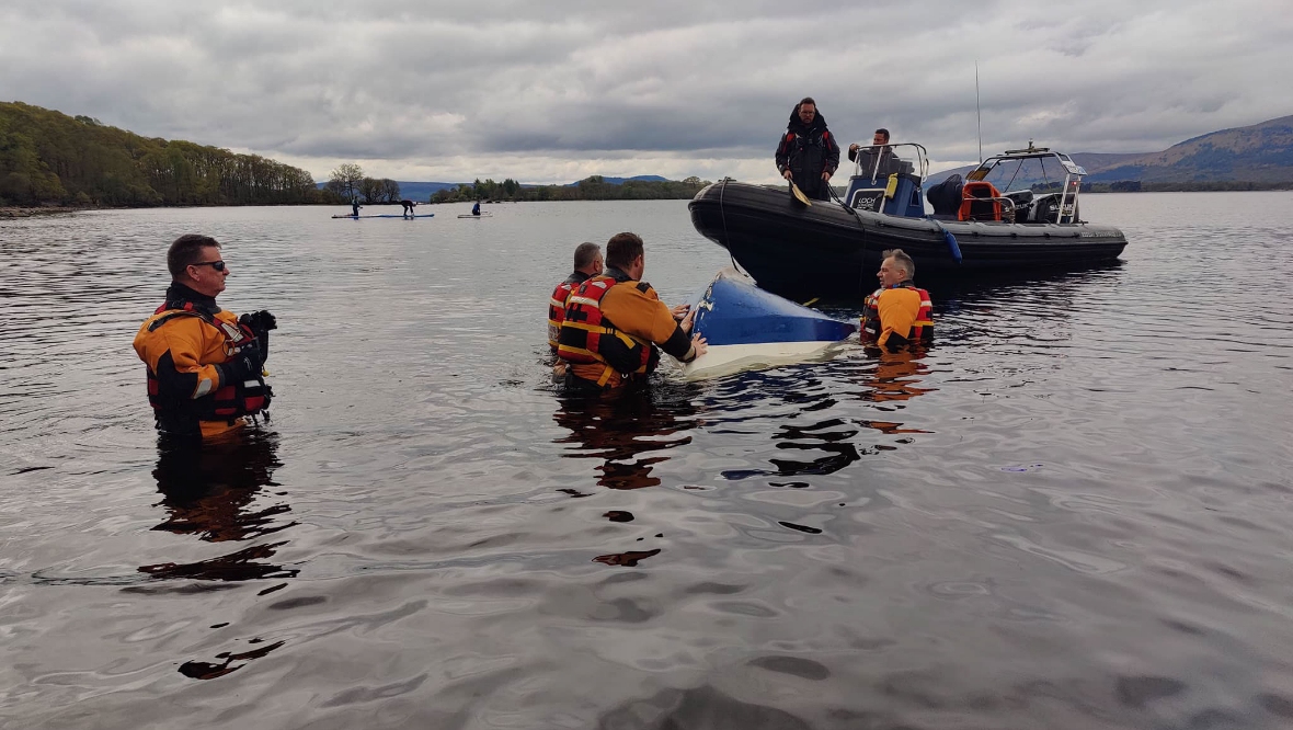 The boat was towed to Milarrochy.