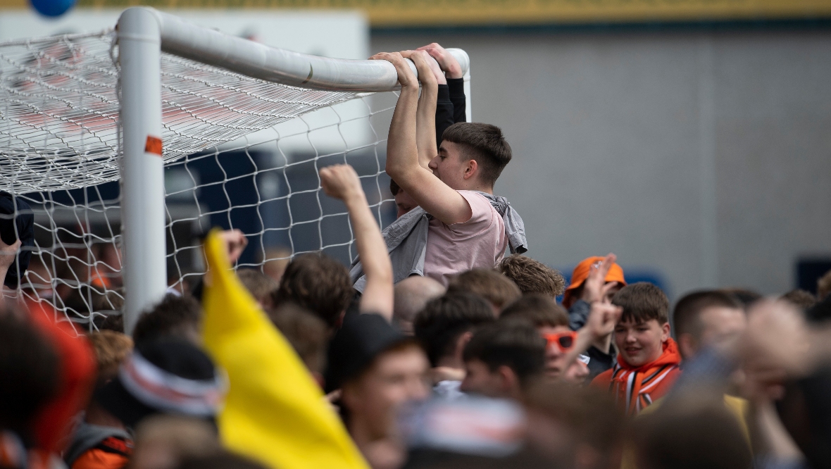 Dundee United secure fourth spot but visiting fans overshadow win at Ross County