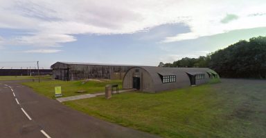 Man trapped inside microlight aircraft following crash in field near North Berwick