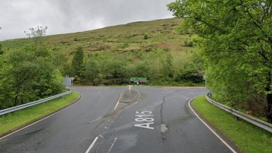 Motorcyclist killed in crash with lorry on A815 near A83 junction in Argyll and Bute