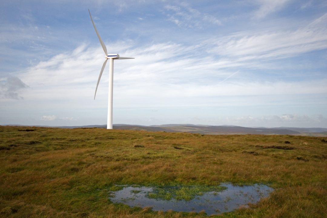 Man dies as a result of injuries during incident at windfarm building site in Shetland