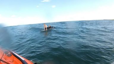 Paddleboarders rescued ‘three quarters of a mile’ from Fife beach after drifting out to sea