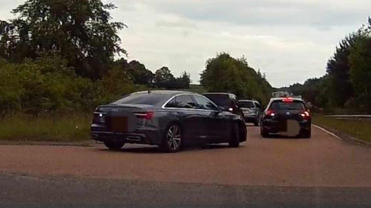 Four reported for dangerous driving after ‘reversing up on-slip road’ onto A92 in Fife