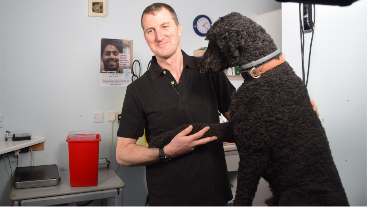 NHS Lanarkshire partner with local vet surgeries to highlight second-hand smoke effects on family pets