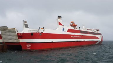 Emergency Arran ferry MV Alfred set to enter service after weeks of delay