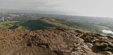 Firefighters tackle huge evening gorse blaze on Arthur’s Seat in Edinburgh