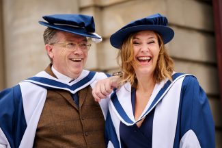 Stars of Still Game awarded honorary degrees at Queen Margaret University ceremony in Edinburgh