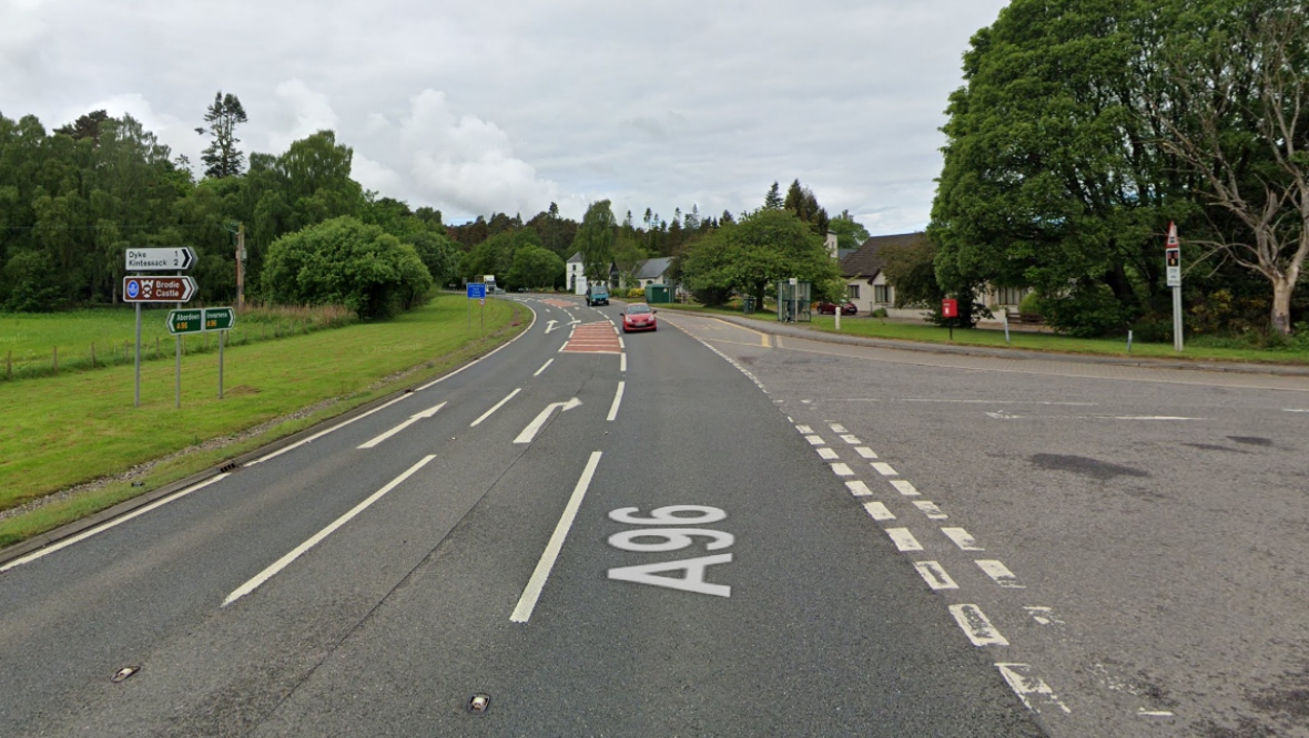 Pensioners fighting for life after two-car crash on A96 near Brodie in Moray