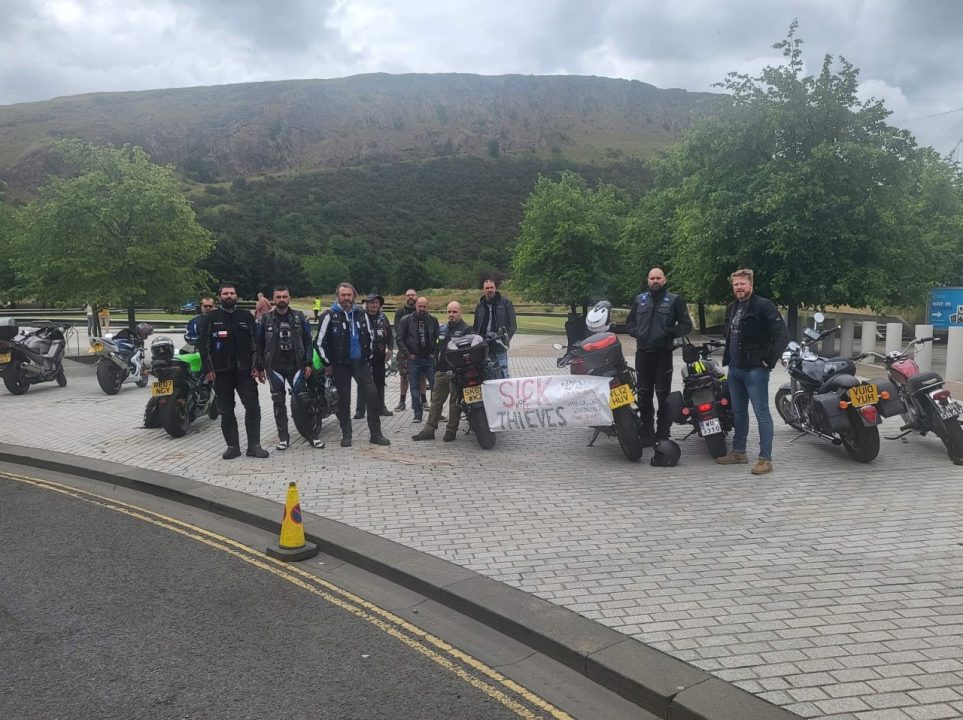 Motorcyclists to stage protest at Scottish Parliament in Edinburgh amid rise in thefts and jackings