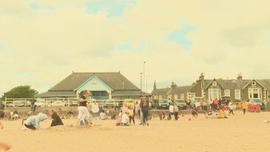 Families have been having fun in the sun at Broughty Ferry Beach as part of the annual Gala week