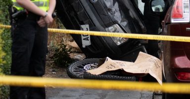 Hit and run on Ferry Road Drive in Edinburgh after car crushed motorbike treated as attempted murder