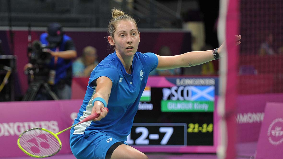 Kirsty Gilmour competing for Scotland at the 2018 Commonwealth Games in Australia.