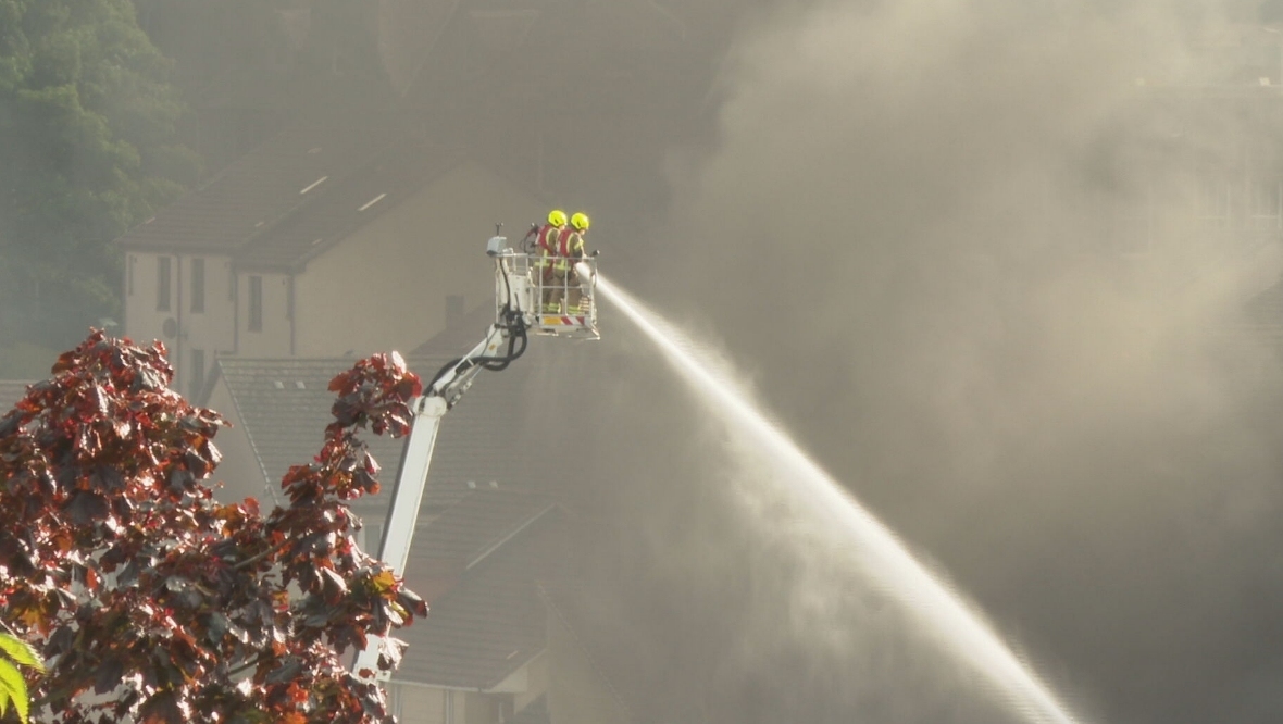 Investigation launched after blaze engulfed derelict building in Dundee