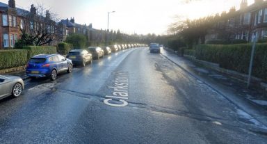 Teen taken to hospital after being hit by car on Clarkston Road, Glasgow, as police launch enquiry