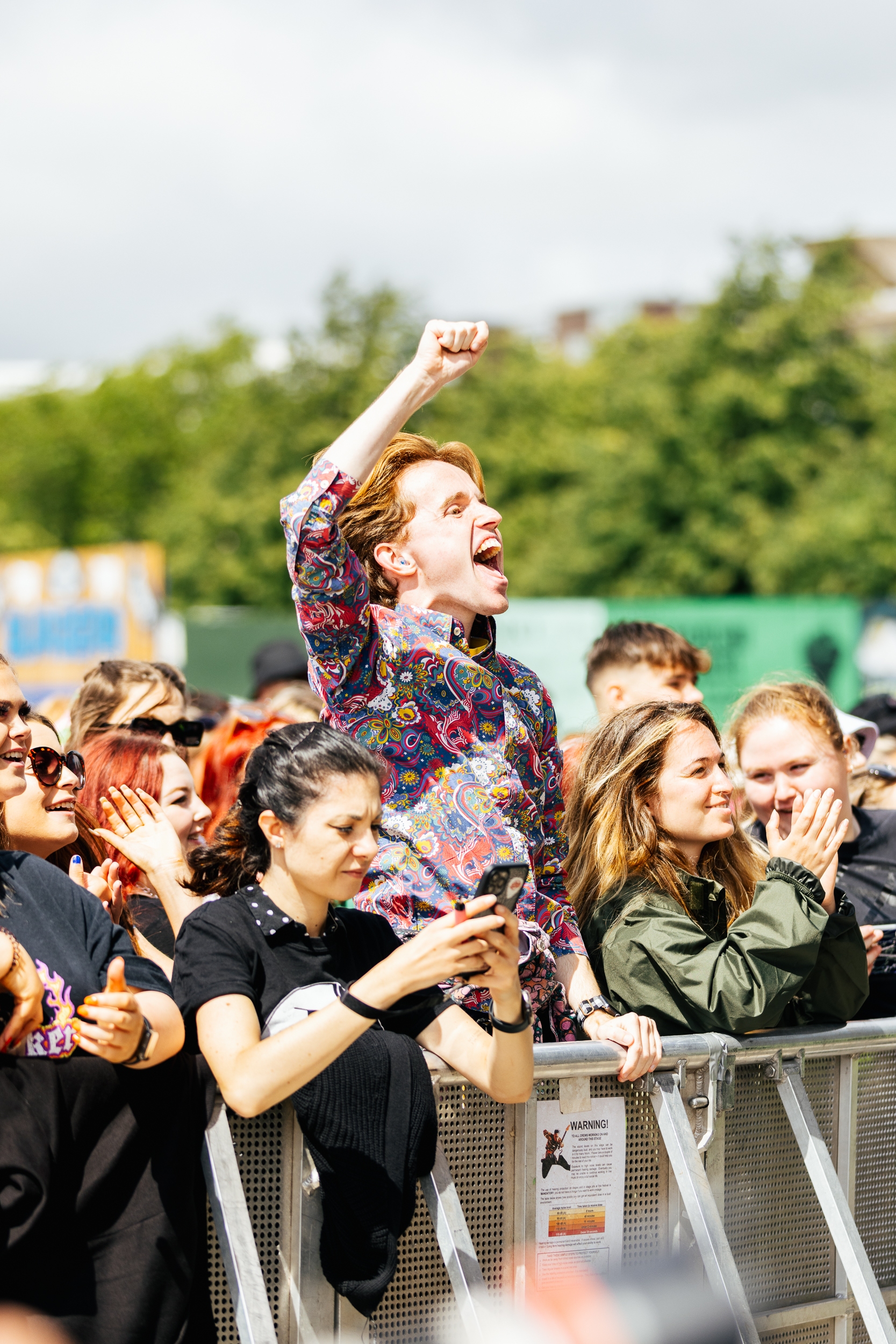 TRNSMT: Eager fans enjoying the show.