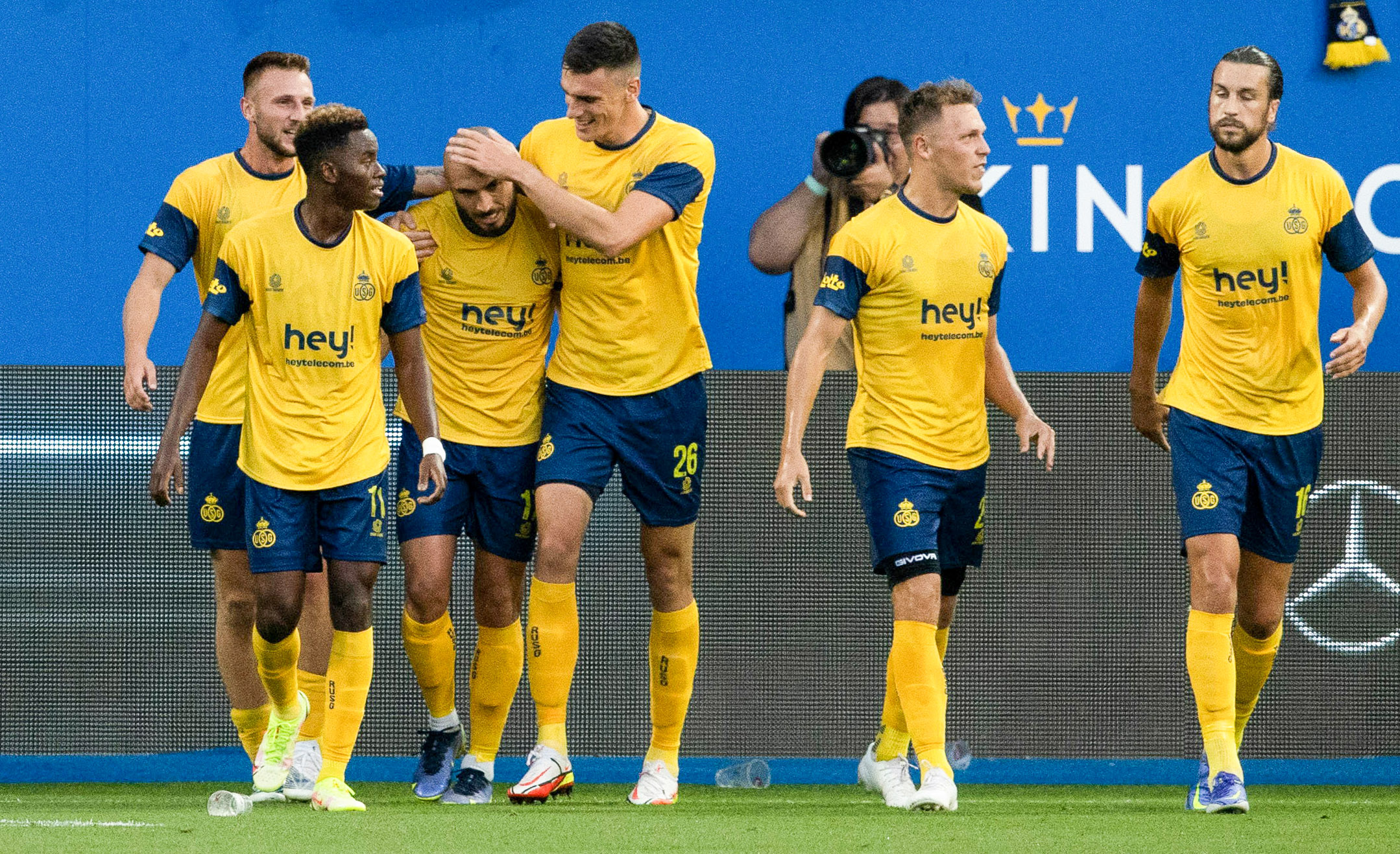 Champions League: Home side celebrate opener in qualifier.