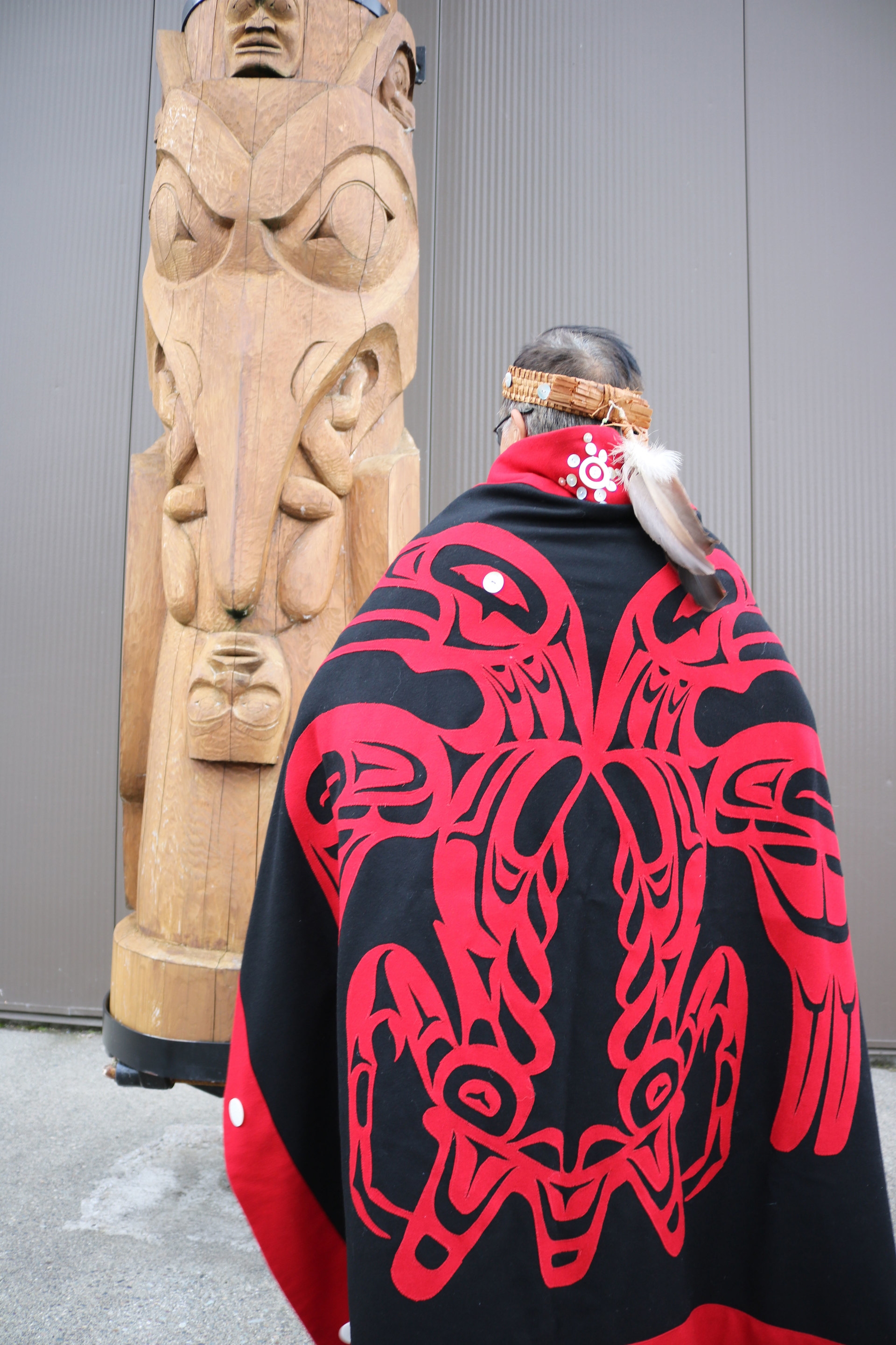 The pole, which was stolen from the Nisga’a Nation in 1929, tells the story of a warrior who was killed in a conflict with a neighbouring Nation.