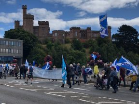 Organisers claim 3,000 joined Inverness indyref2 march amid ‘terminal cost of living crisis’