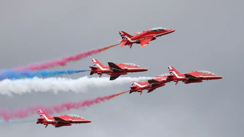 Weather halts flyover by Red Arrows at Edinburgh Military Tattoo