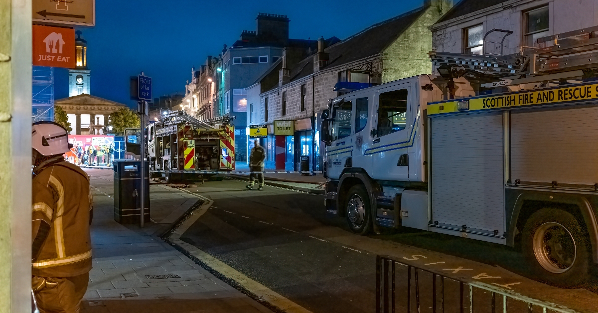 Elgin High Street, Poundland and shops forced to close as firefighters battle blaze for six hours