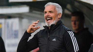 Jim Goodwin hails Annan after Aberdeen’s tough Premier Sports Cup test