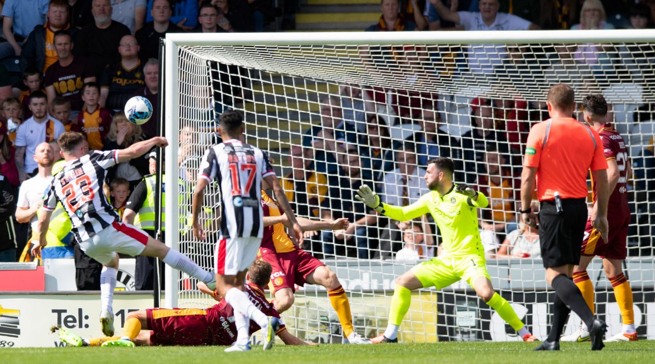 Teenager arrested after firework thrown during Premiership match between St Mirren and Motherwell