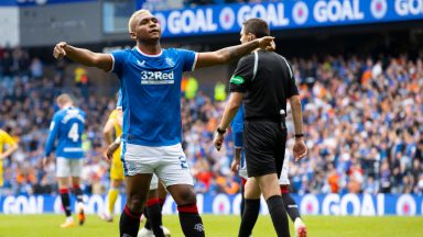 Alfredo Morelos on target on Rangers return in win over Kilmarnock