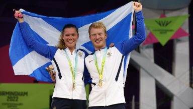 James Heatly and Grace Reid seal gold for Scotland’s 50th medal of Commonwealth Games in synchronised diving