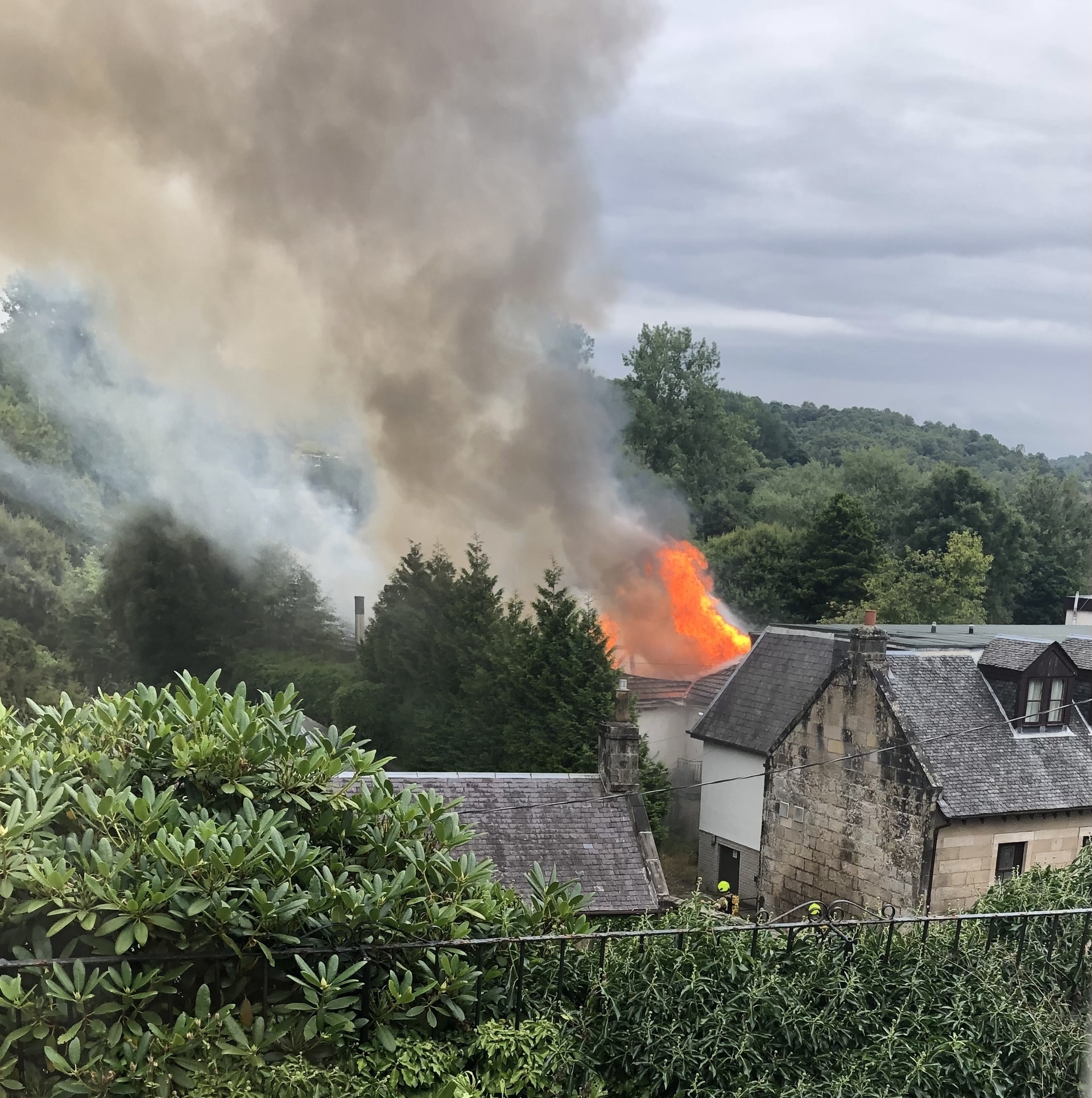 The blaze started at around 7.18am on Thursday.