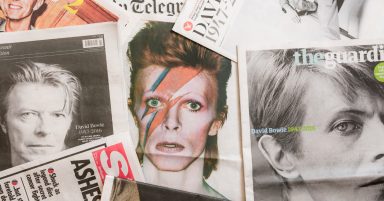 David Bowie’s handwritten Starman lyrics sell for five times auction estimate