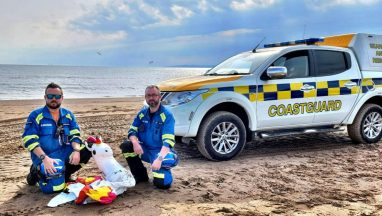 Child blown out to sea at Stevenston beach prompts inflatables warning from coastguard teams in Ayrshire