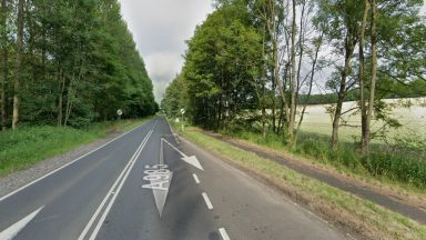 Man taken to hospital after A985 two-car collision prompts miles-long diversions in Fife