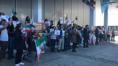 Crowds gather in Glasgow over death of Mahsa Amini who died in custody after being arrested over hijab laws in Iran