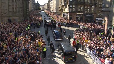 Thousands expected to turn out in Edinburgh as route of Queen’s final journey from Scotland revealed