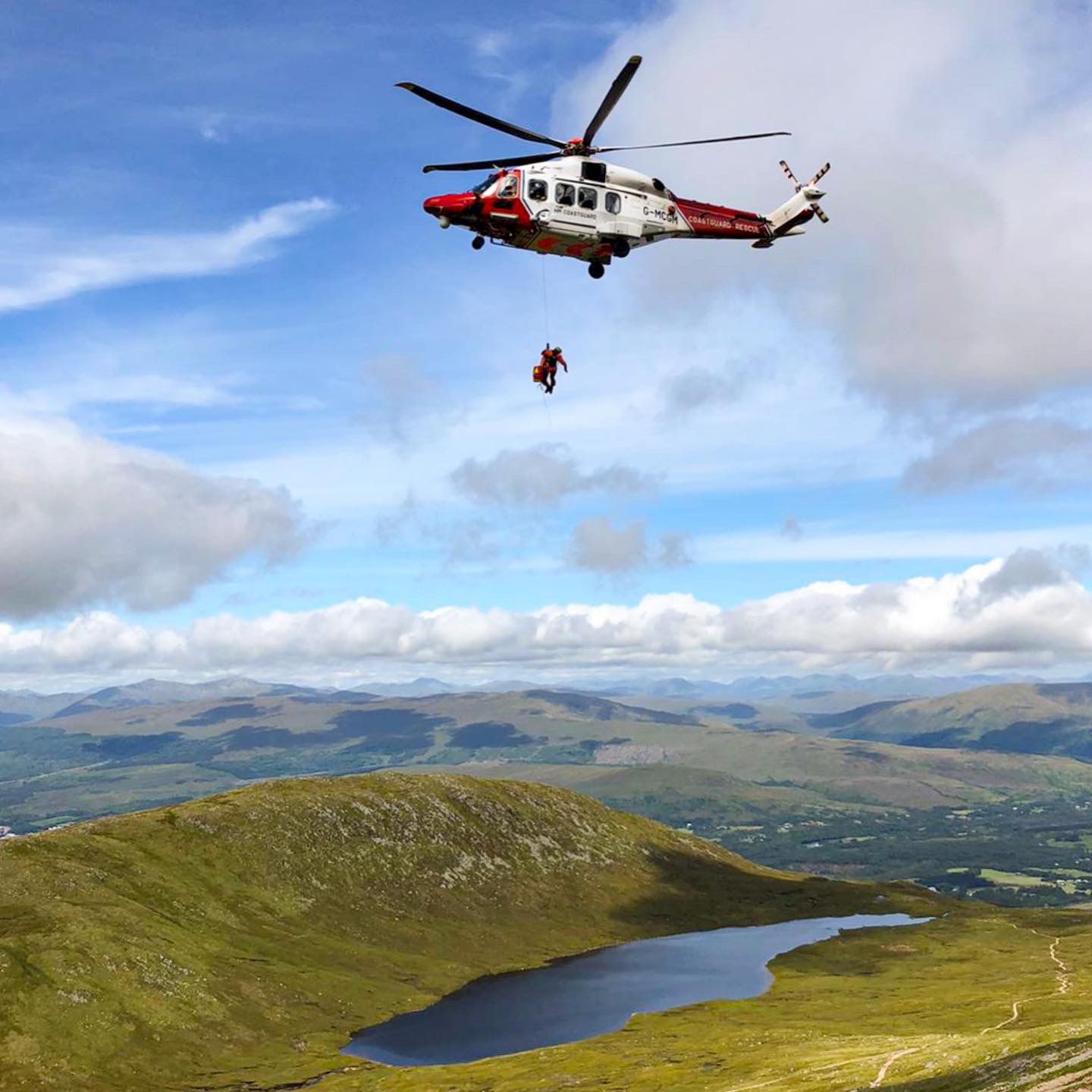 In August, the pair took on the summit to raise money for Mountain Rescue Teams