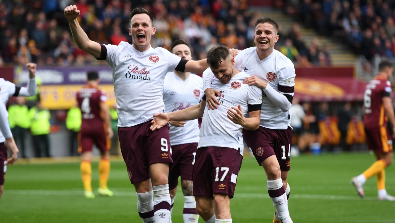 Alan Forrest double clinches win for Hearts at Motherwell